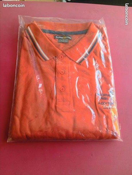 Polo homme manches longues neuf (image 1)