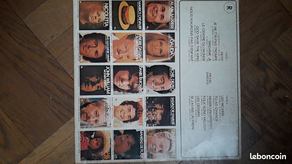 Vinyle Michel Sardou (image 2)