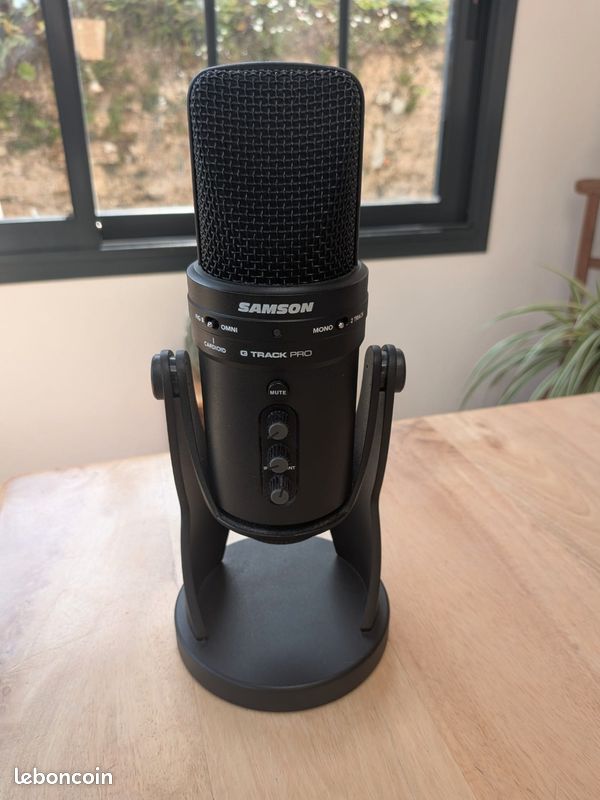 Micro Samson G-Track Pro Usb avec interface audio (image 1)