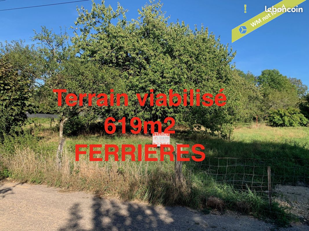 Terrain 619 m² · à Ferrières · 619 m² · 68 100 €