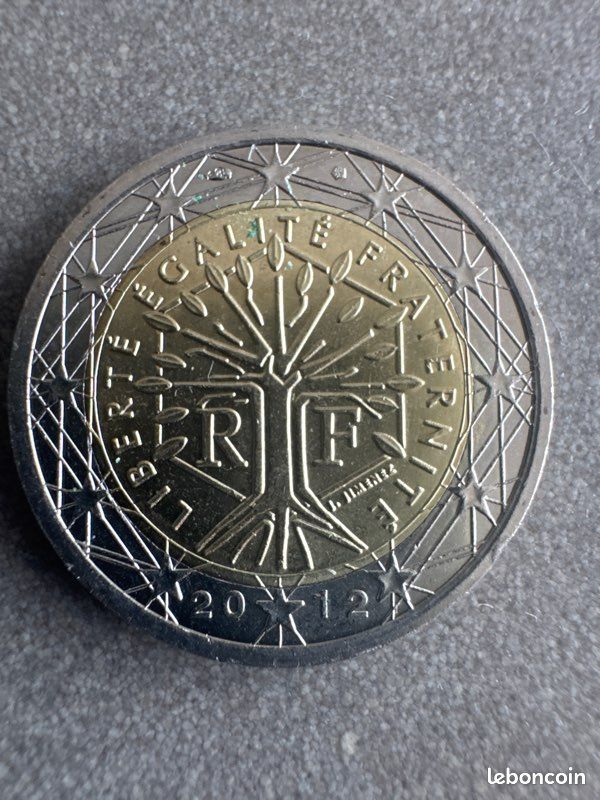Pièce de 2 euros France 2012. Annuel. Arbre de vie (image 1)