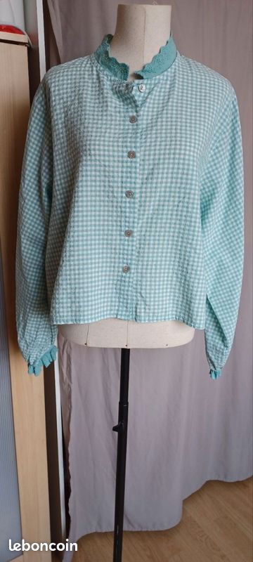 Très jolie chemise manches longues femme T U (image 1)