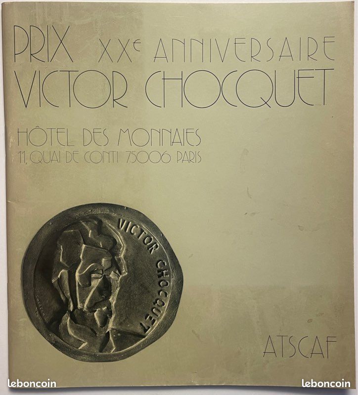 Prix Xxème Anniversaire Victor Chocquet - Hotel des monnaies / ATSCAF (image 1)