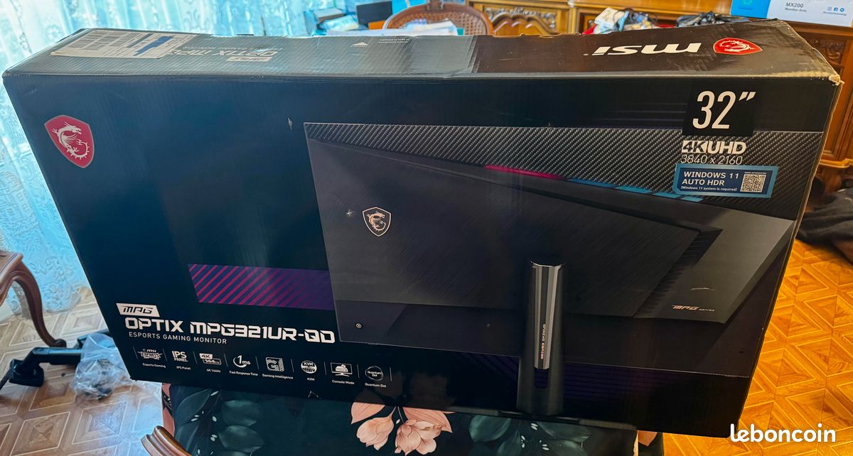 Moniteur MSI 4K 144Hz HDMI 2.1 Optix MPG321UR-QD (image 6)