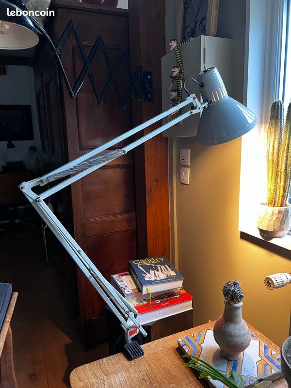 Lampe d’architecte - Ledu - blanche - vintage (image 5)
