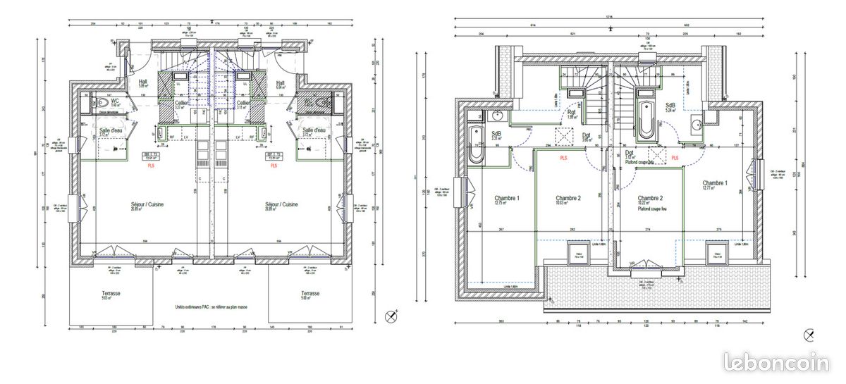 Maison 3 pièces 74 m² · à Lille · 74 m² · 825 €/mois