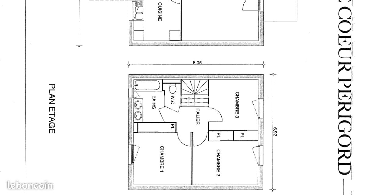 Maison 4 pièces 85 m² · à Bergerac · 85 m² · 807 €/mois
