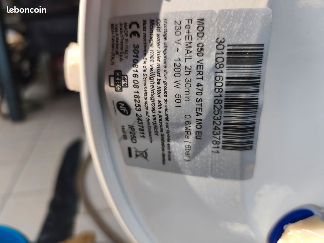 Chauffe eau 50 litres (image 2)