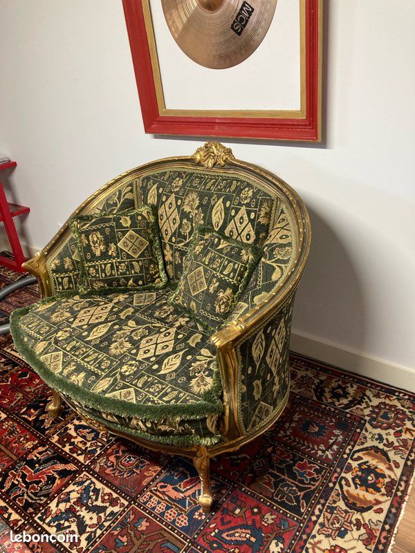Banquette canapé style Louis XV (image 2)