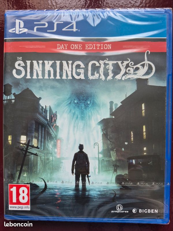 Jeu The Sinking City PS4 Version Française - État Comme Neuf, Manuel Inclus, PEGI 18, édité Par Bigben