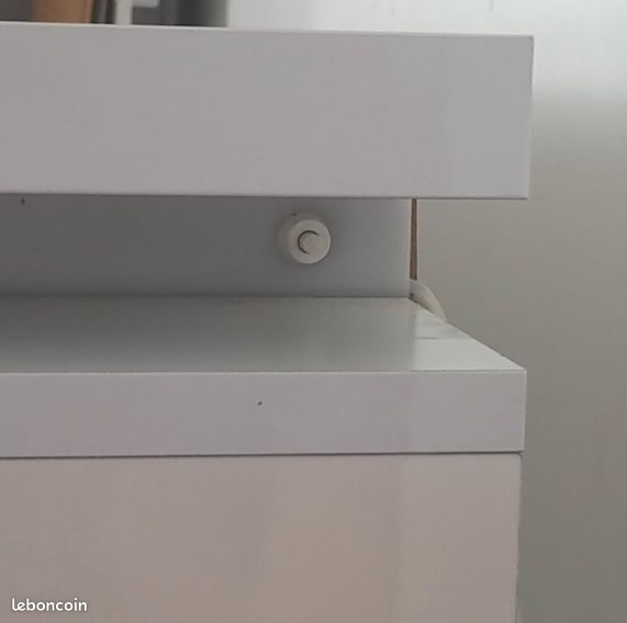 Console blanche laqué (image 4)