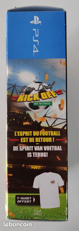 Dino Dini's Kick Off Revival + Tshirt Edition limitée Collector - Sony Playstation 4 - Neuf sous Blister (image 2)
