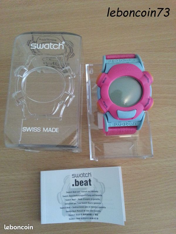 Montre Swatch Beat Rose (image 2)