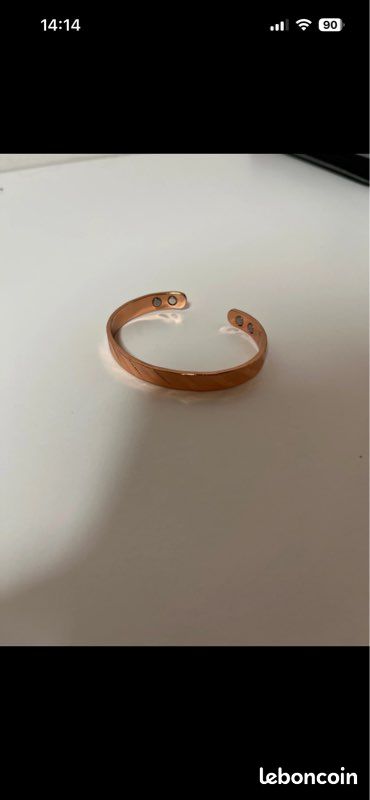Bracelet magnétique en cuivre (image 1)