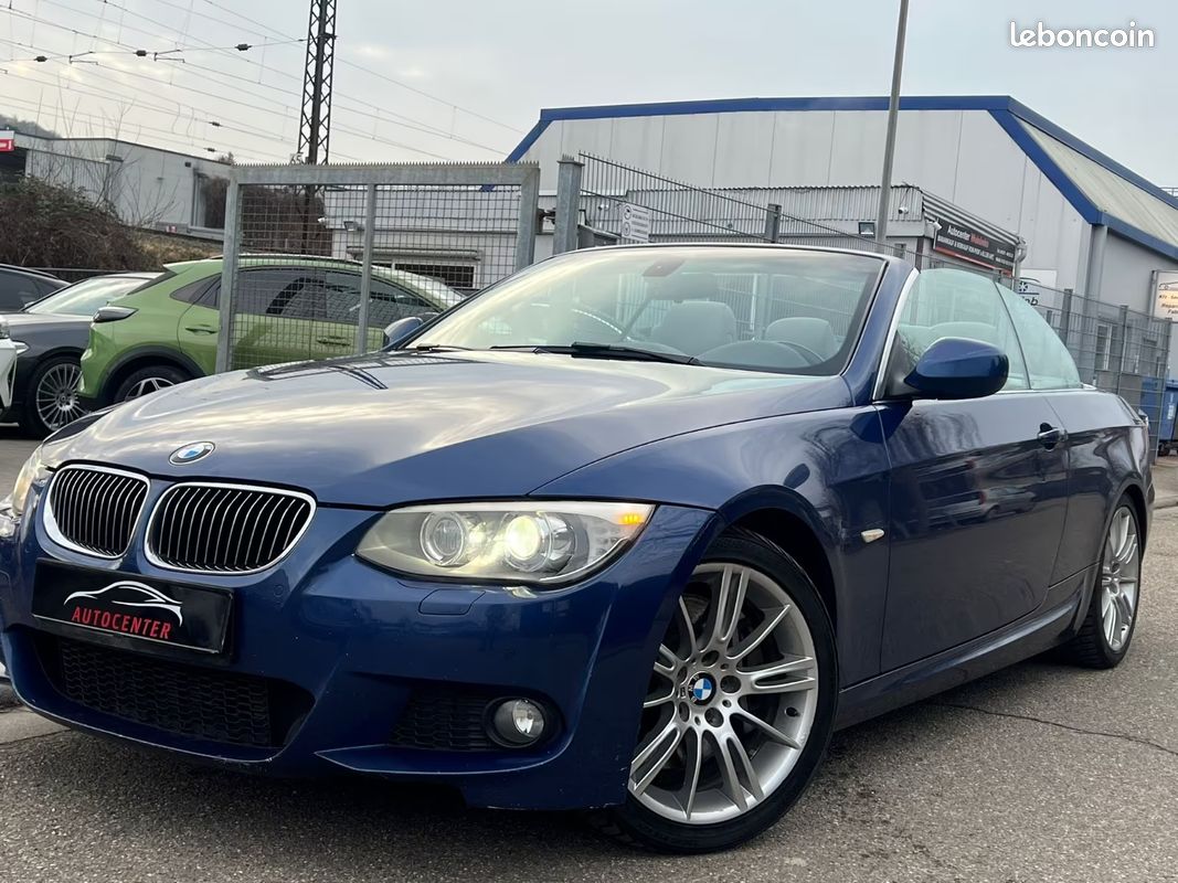 Bmw 335i cabriolet Pack M 3.0 306CH- 2ème Main - Carnet D'Entretien Complet - BVA - Harman/Kardon - Sellerie Cuir - Sièges Chauffants - Bi-xénon - 149000KM (image 1)