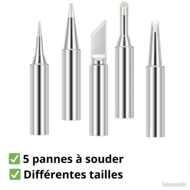 Fer à Souder 60W Température Réglable 200-450°C Avec Pompe à Dessouder