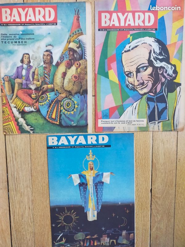 Lot de 11 revues Bayard 1958-1959 (image 6)