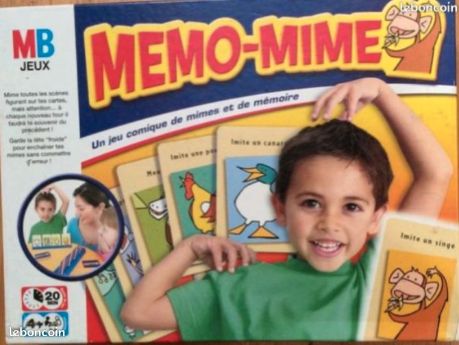 🌟Jeu de société éducatif Memo-mime TBE🌟 (image 1)