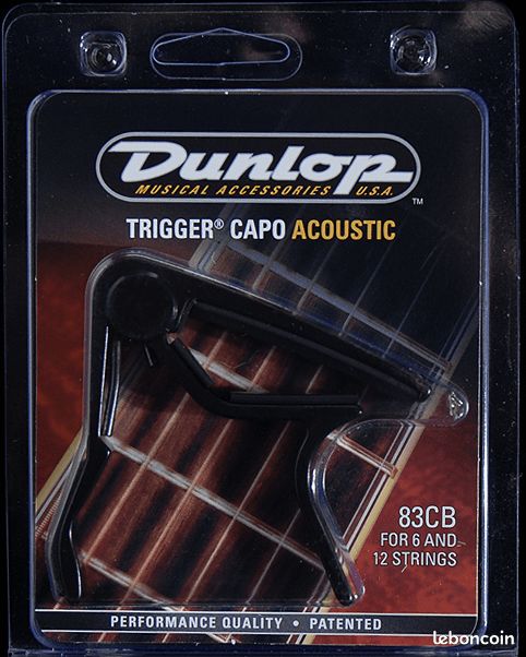 Achat Dunlop – s pour guitares 83CB Black