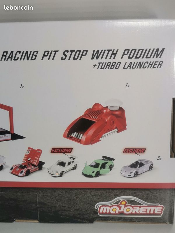 Majorette Porsche Edition racing padok, lanceur, podium (image 6)