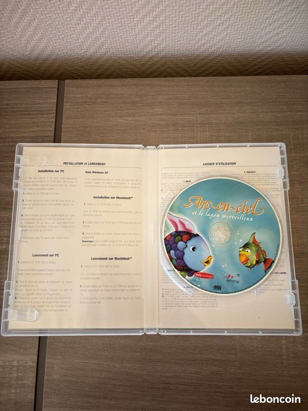 Jeu éducatif PC/Mac Arc-En-Ciel Et Le Lagon Merveilleux - Version FR Avec Notice - Jeu D'occasion En Bon état