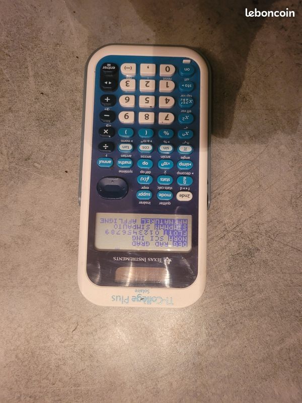 Calculatrice scolaire TI-College Plus (image 1)