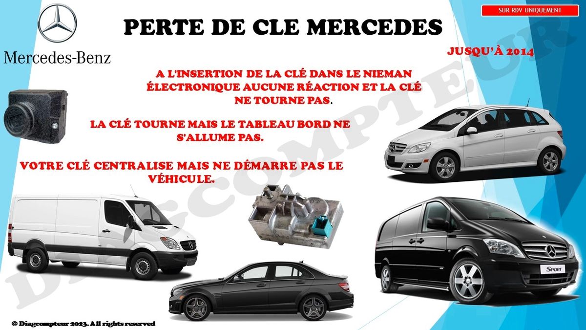 Clé Mercedes CLK - Équipement auto