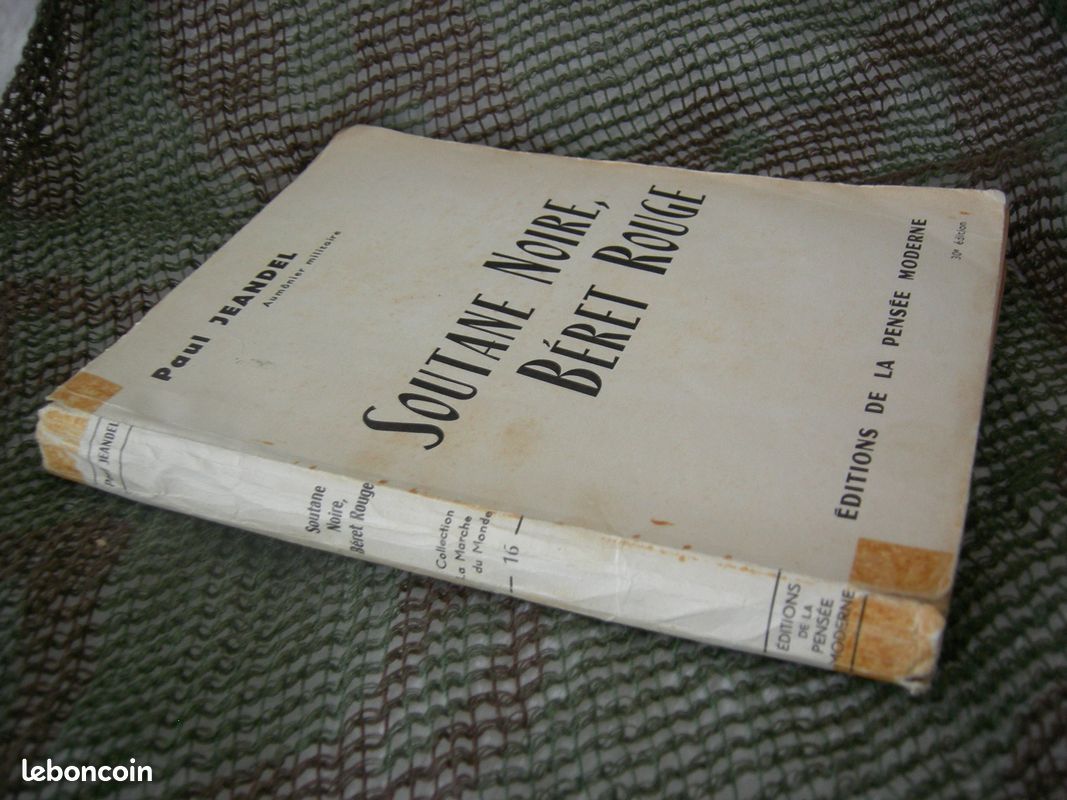 Livre soutane noire et beret rouge p.jeandel indochine (image 2)