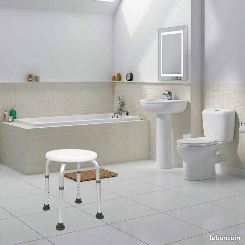 Tabouret / Siège de douche réglable - Neuf (image 2)