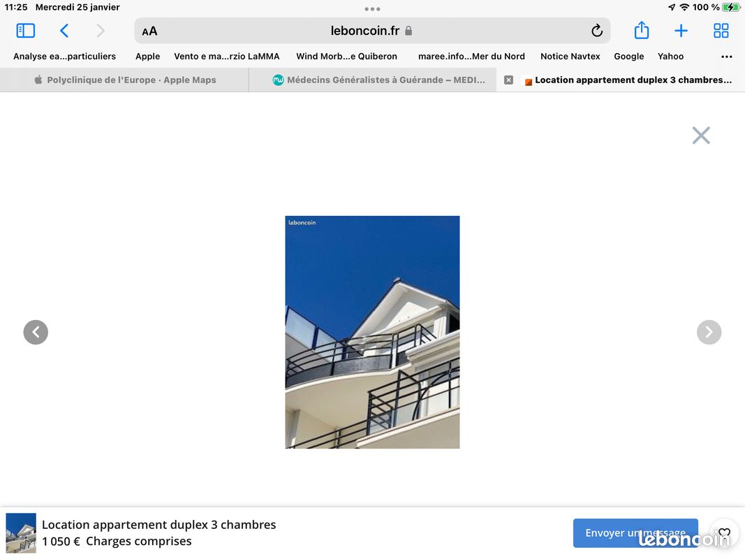 Appartement 4 pièces 54 m² · à Pornichet · 54 m² · 1 150 €