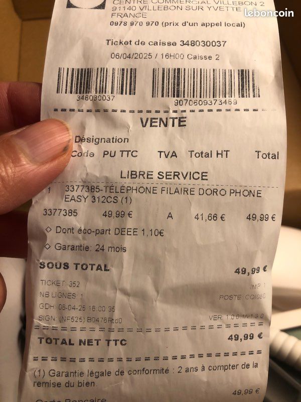 Téléphone grosses touches (image 3)