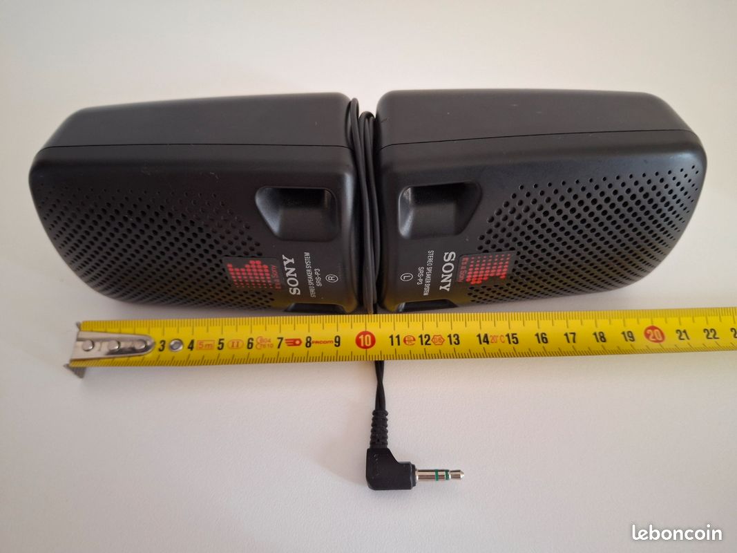 Stéréo speaker systèm Sony SRS-P3 pour walkman, discman.. (image 6)