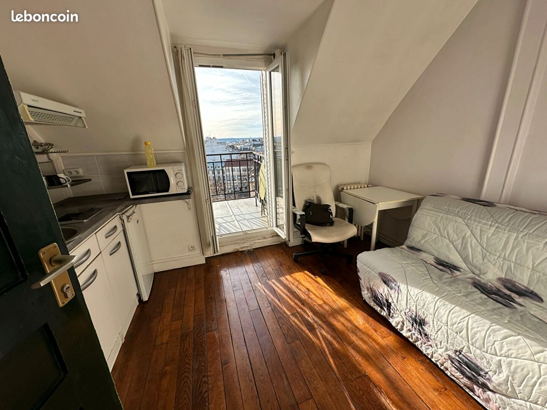 Appartement 1 pièce 8 m² · à Paris · 8 m² · 595 €/mois