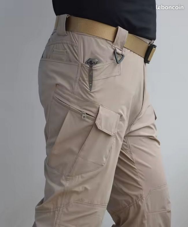 Pantalon Convertible Mountain Hardwear Beige - Homme, Taille M, Ceinture Incluse