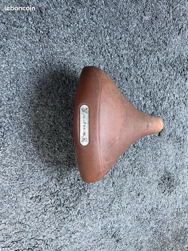 Selle vélo royal cuir vintage (image 1)
