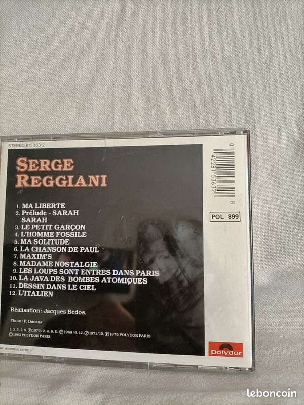CD Serge REGGIANI (image 15)