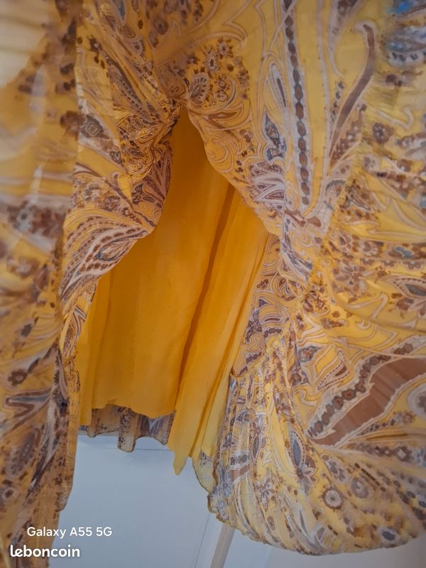 Robe longue imprimée Nina Kaufmann. Taille S mais taille 42 (image 9)