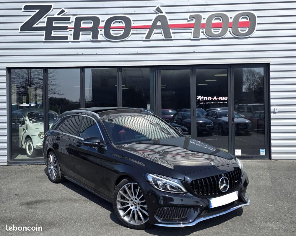 Mercedes Classe C 200 2.1D AMG LINE – AIRMATIC TOIT PANO INTÉRIEUR ROUGE (image 1)