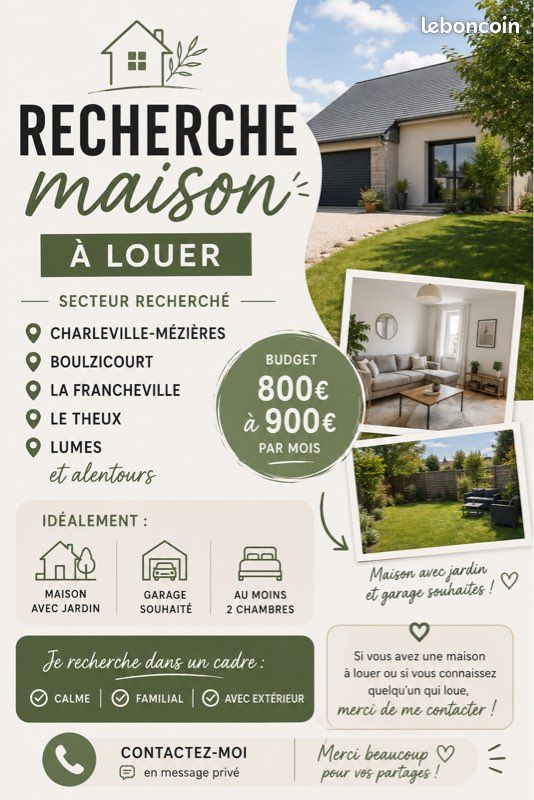 Maison 4 pièces 100 m² · à Lumes · 100 m² · 850 €