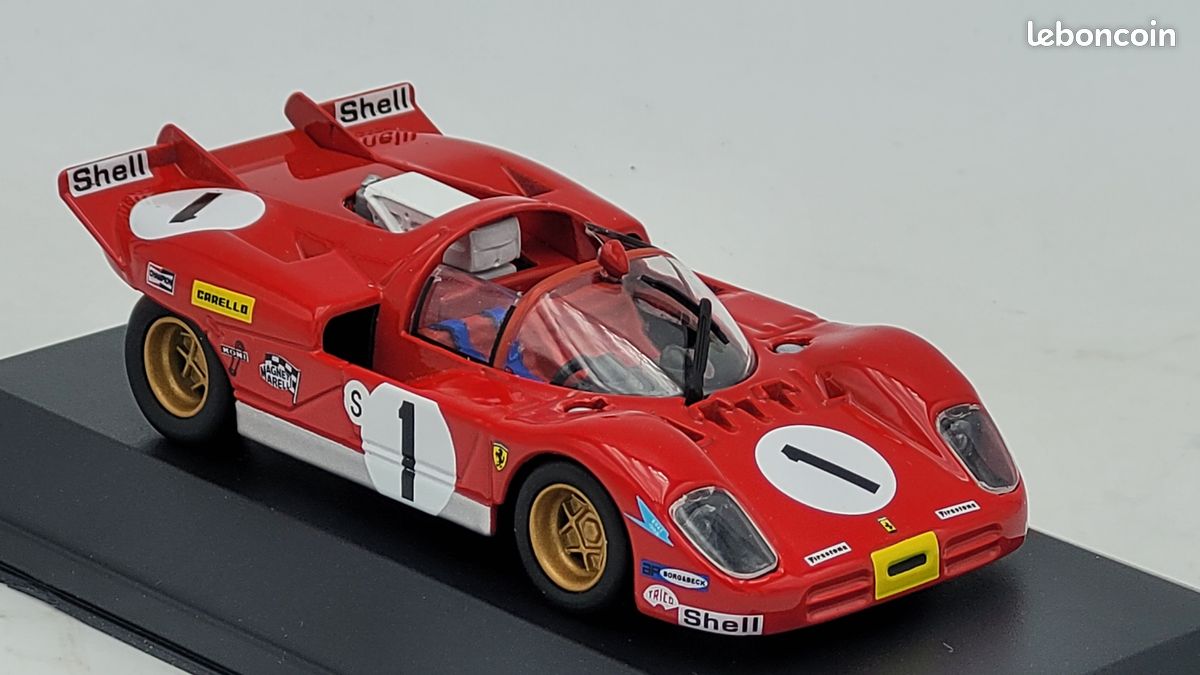 Décalcomanies 1/43 Ferrari 512S – Marques Monza Hatch 1970 – FDS, Neuf – Pour Modélisme Maquette