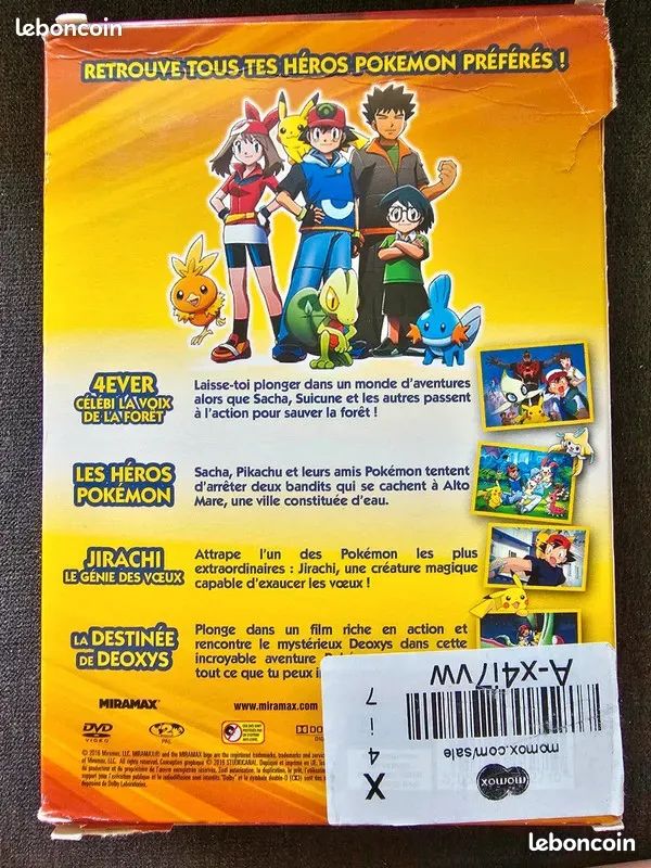Coffret 4 dvd pokemon (image 2)
