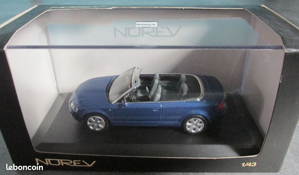 Norev 1/43 - Audi A4 Cabriolet Bleue 2006