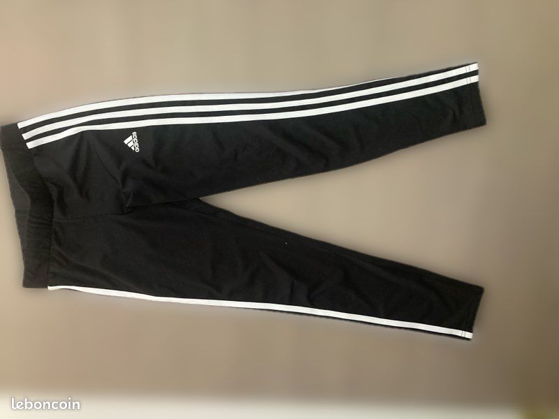 Legging noir adidas 11-12ans (image 1)