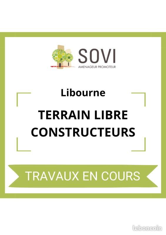 Terrain 296 m² Libourne · 114 000 €