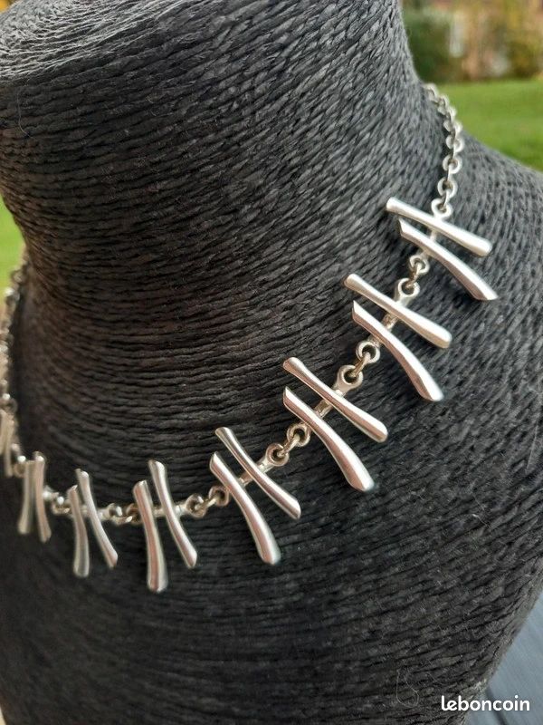 Collier Dolce Vita Argenté en Métal - Vestiaire Collective