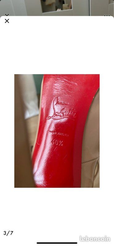 Sandales louboutin T40,5 authentique (image 5)