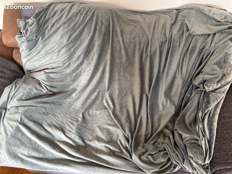 Couverture lestée 8kg en perle de verre (image 1)