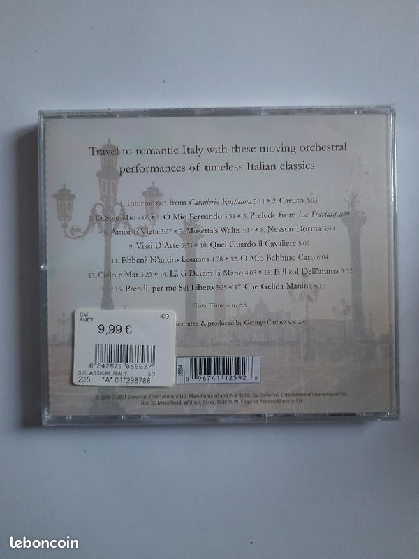 CD Classical Italy - neuf sous blister (image 2)