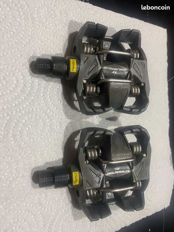 Pédales VTT Mavic Crossroc XL Double Face Sans Clip Noir 9/16 - Occasion En Bon état
