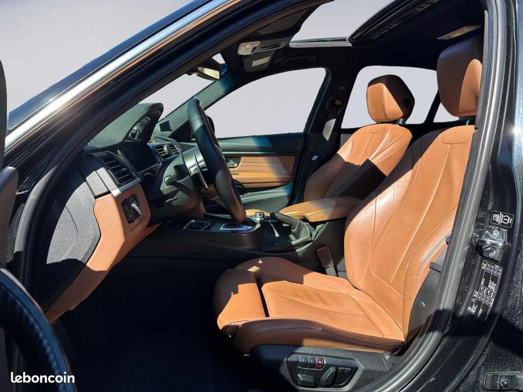BMW SERIE 3 F30 320d 184 ch Luxury / GARANTIE 12 MOIS / STAGE 1 / ENTRETIEN COMPLET BMW / TOIT OUVRANT (image 10)